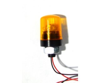 Pistenking KL12-OG Rundumkennleuchte, eckige Kappe, 1:12, orange, Gewindesockel