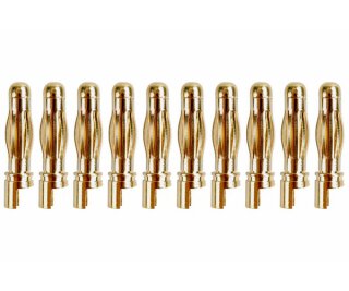 Amass AM-606-10M Goldkontakt - Ø4,0mm - 10 Stecker