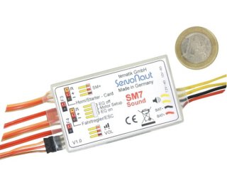 Servonaut SM7 Soundmodul für Truckmodelle 5 Motoren Schaltgeräusche und mehr