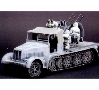 Tamiya 35050 1:35 WWII Dt.Halbkette m.Vierl-Flak (5) 300035050