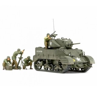 Tamiya 300035313 1:35 WWII US M5A1 Leicht Pz.m.Mörser (4)