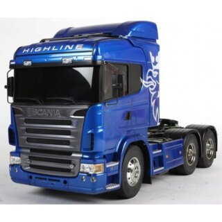Tamiya 56327 1:14 RC Truck Scania R620 6x4 Highline LKW blau lackiert 300056327