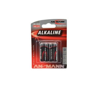 Carson 609044 Alkaline-Batterie Set Micro AAA 1,5V 4-Stück 500609044