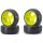 Carson 500900074 1:10 Reifen-/Felgen-Set Buggy neongelb(4) - Stormracer