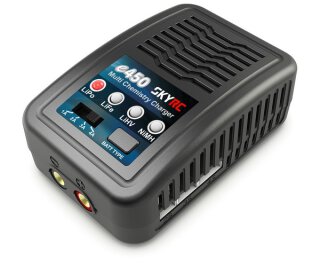 SkyRC SK100122 Ladegerät e450 AC NiMh 6-8 / LiPo 2-4s 1-4A 50W