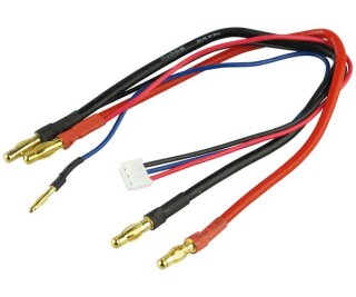 Amass 610004EH Ladekabel - Goldkontakt - Ø4,0mm - 2,5mm² - für 2S-LiPo - EH
