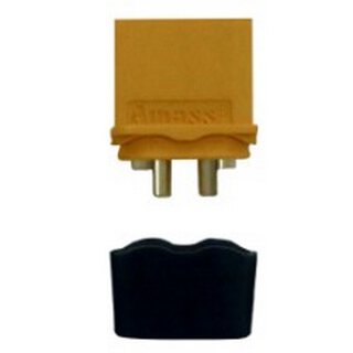 Amass AM-629-1M Goldkontakt - XT60H - 1 Stecker XT-60