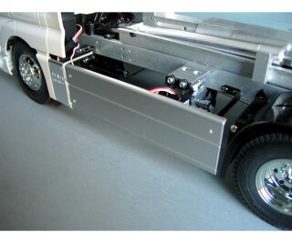 Leimbach 09351T Abrollkippaufbaurahmen für Tamiya inkl. Kardanwelle&Seitenverkl.