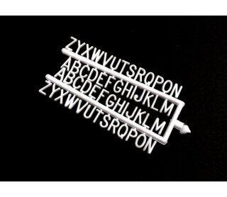 Aeronaut 641500 Alphabet Pl. A-Z 8mm 2Stück