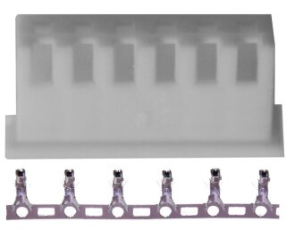 Muldental 73044 XHR-Buchse, 4-poliger Bausatz, 2 Stück
