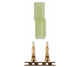 Amass AM-618-1F Goldkontakt - kompatibel mit TAMIYA mini - 1 Buchse