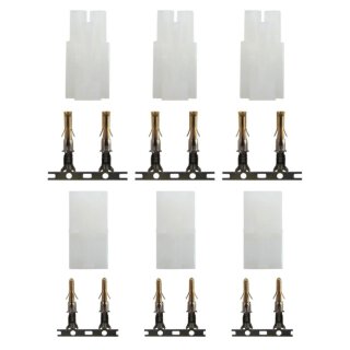 Amass AM-619-3P Goldkontakt - kompatibel mit TAMIYA - 3 Paare