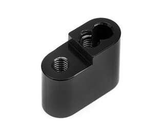 HPI 101661 Alu Antennenrohr-Halter (schwarz) Bullet, Trophy Nitro Serie H101661