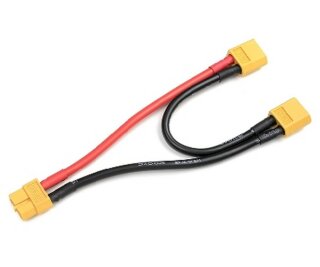 Revtec GF-1321-015 Power V-Kabel Seriell XT60 12AWG Silikon 12cm (1St) XT-60
