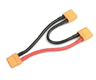 Revtec GF-1321-020 Power V-Kabel Seriell XT90 10AWG Silikon 12cm (1St) XT-90