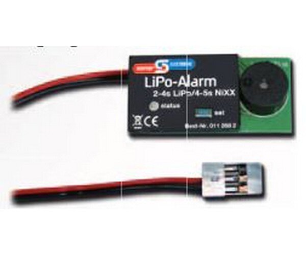 Simprop 0112682 LiPoAlarm für 24S LiPos und 45S NiXX, 11,49