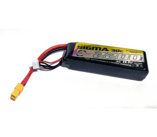 RC Plus RC-G30-2200-3S1P Li-Po Akku Sigma 30C 2200mAh 3S1P 11,1V XT60 XT-60
