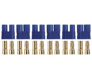 Amass AM-623-3P Goldkontakt - kompatibel mit E-flite EC3 - 3 Paare