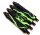 FullforceRC XMX018LGRN Dämpfersocken Traxxas X-MAXX 77086-4 77076-4 Lightningreen