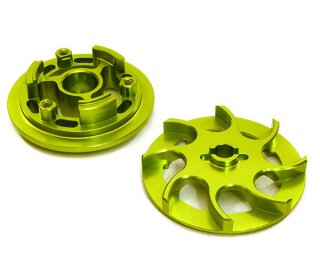 Integy Alu Slipper Pressure Plate und Hub fürTraxxas X-MAXX 4x4 C27074GREEN