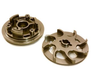 Integy Alu Slipper Pressure Plate und Hub fürTraxxas X-MAXX 4x4 C27074GREY