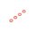 Arrma AR716011 O-Ring P-5 4.5x1.5mm Red (4) ARAC7452