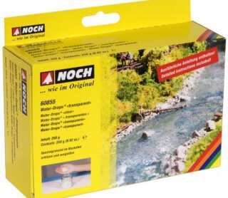 NOCH 60855 Water-Drops "transparent" 250g"