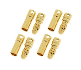 Revtec GF-1000-002 Steckverbinder 3.5mm Goldkontakten Stecker + Buchse 4 Paare
