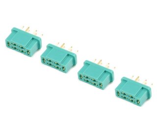 Revtec GF-1004-002 Steckverbinder MPX Goldkontakten Buchse 4 St