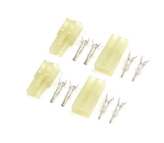 Revtec GF-1009-001 Steckverbinder Mini Tamiya Goldkontakten Stecker + Buchse 2 Paare