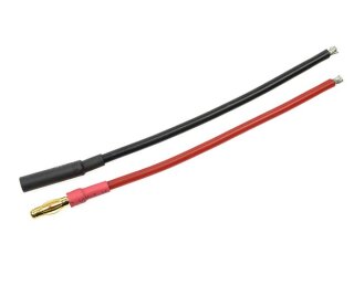 Revtec GF-1052-001 Steckverbinder w/ Lead 4.0mm Goldkontakten 14AWG Silikon Kabel 10cm 1 pc