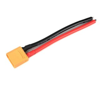 Revtec GF-1082-002 Steckverbinder mit Kabel XT-90 Goldkontakten Buchse 10AWG Silicone Wire 12cm 1 St