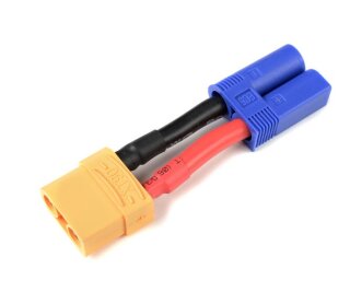 Revtec GF-1301-118 Power Adapterkabel EC-5 Stecker <=> XT-90 Buchse 10AWG