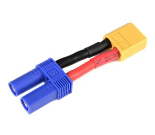 Revtec GF-1301-124 Power Adapterkabel EC-5 Buchse <=> XT-60 Stecker 12AWG