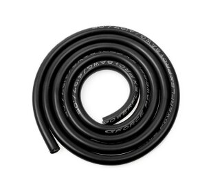 Revtec GF-1341-011 Silikon Kabel Powerflex PRO+ Schwarz 8AWG 4197/0.05 Stränge AD 6.5mm 1m
