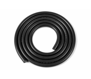 Revtec GF-1341-021 Silikon Kabel Powerflex PRO+ Schwarz 10AWG 2683/0.05 Stränge AD 5.5mm 1m