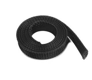 Revtec GF-1476-030 Kabel-Schutzhülse Geflochten 10mm Schwarz 1m