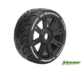 LOUISE LOUT3285SB GT-TARMAC soft Speichen-Felge schwarz Verbrenner 1:8 GT