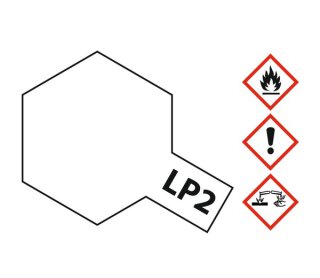 Tamiya 82102 LP-2 Weiss glänzend 10ml 300082102