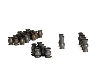 Traxxas 8274 Kugelkopf-Set hohl, komplett,  PTFE-Beschichtung TRX8274