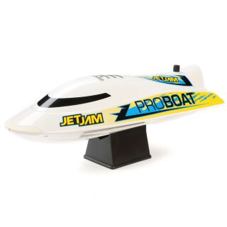 ProBoat Models PRB08031V2T2 Jet Jam V2 12" Self-Righting Pool Racer Brushed RTR, White