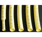 Schrumpfschlauch 5mm 1m (PolyOlefin) Gelb -Meterware