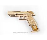 Siva SI-70047 UGEARS Wolf-01 Handfeuerwaffe mechanischer 3D Holzbausatz