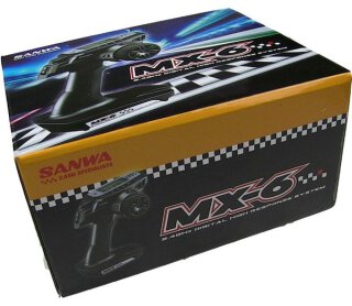 Sanwa 101A32571A MX-6 DRY 3Kanal 2,4GHz FH-E mit RX-391W Empfänger