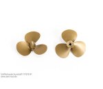 Aeronaut 717080 Schiffsschraube 3-Blatt Kunststoff 65mm M4