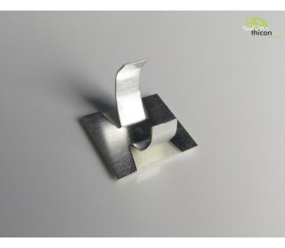 thicon 80013 Kabelschelle groß selbstklebend Metall 8 Stück