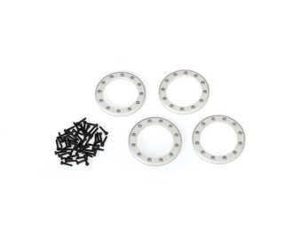 Traxxas 8169 Beadlock Rings Satin (1.9) Alu (4) + Schrauben