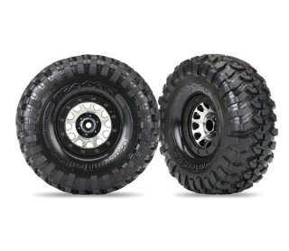 Traxxas 8172 Reifen auf Felge Canyon Trail 2.2 auf Method 105 black chrome