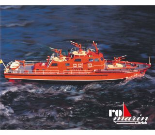 Krick ro1100 Feuerlöschboot Düsseldorf Baukasten 1:25