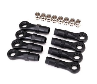 Traxxas 8149 Rod ends, extended (standard (4), angled (4))/ hollow balls